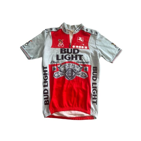 GIORDANO Bud Light Vintage Men’s Cycling Jersey Size Medium - Picture 1 of 8